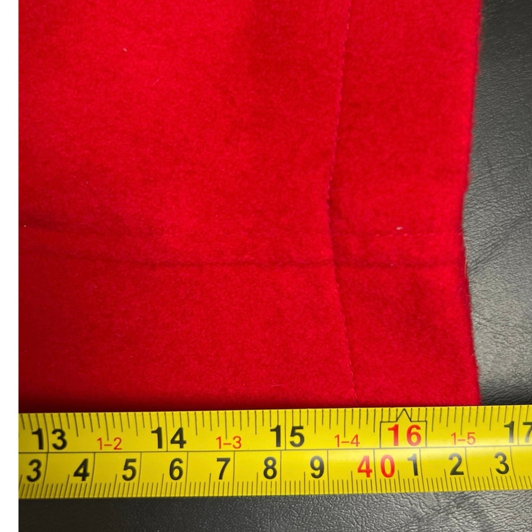 Pendleton Size Large Cotton Cascade Wool Coat Womens Red Water Repellent