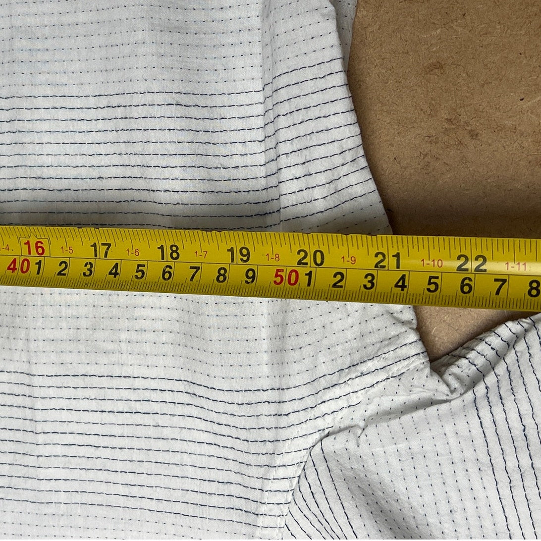 Toad & Co Long Sleeve Button Down Shirt Organic Wanderer Slim Fit XL