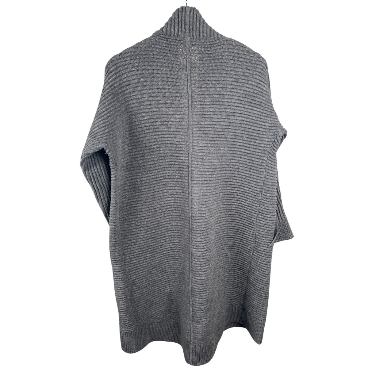 Madewell Knee-Length Gray Cardigan Heavy Warm Knit XS