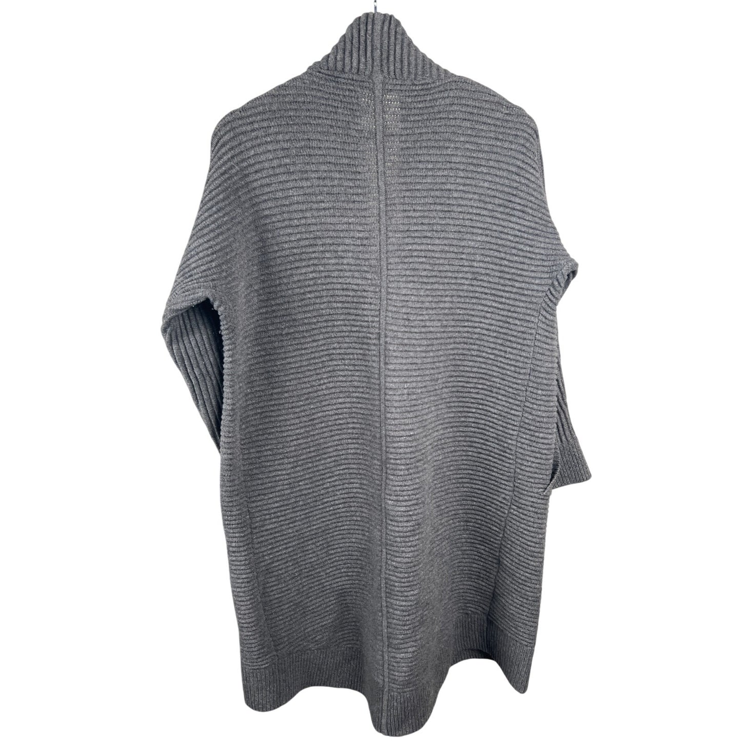 Madewell Knee-Length Gray Cardigan Heavy Warm Knit XS