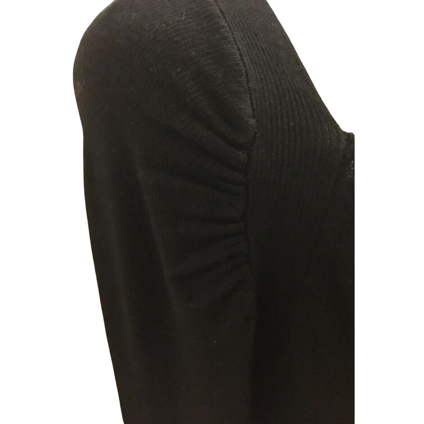 New York & Company Women's size M black rayon knit long sleeve shirt NWT $49.95