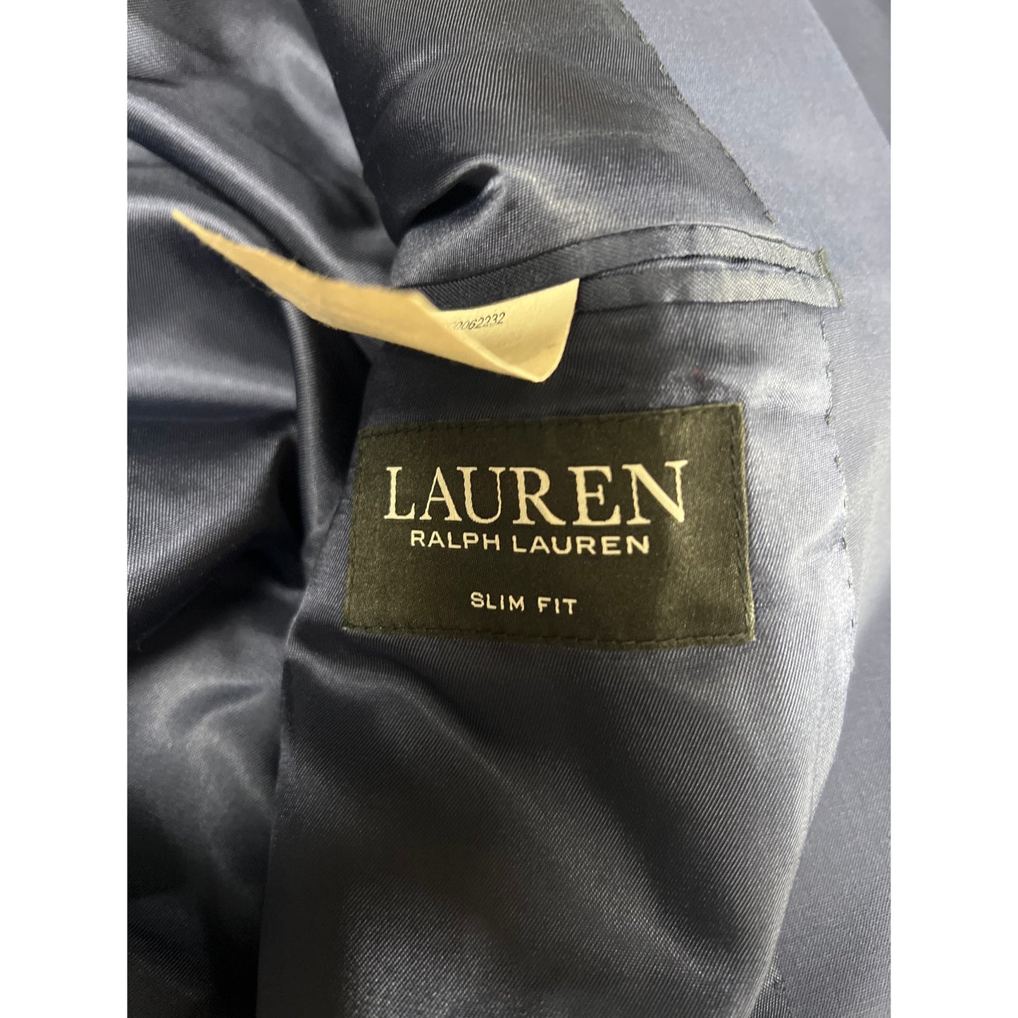 Ralph Lauren Macy's Men's Store Blue Blazer 46L 100% Wool