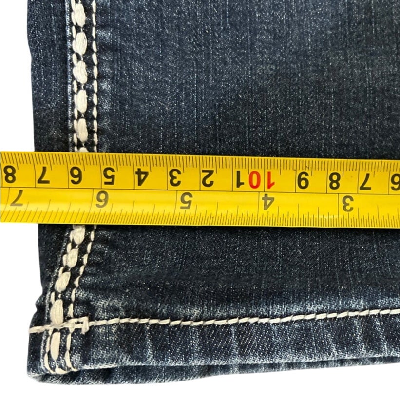 L.A. Idol USA Embellished Large Stitch Jeans Size 7 Women's