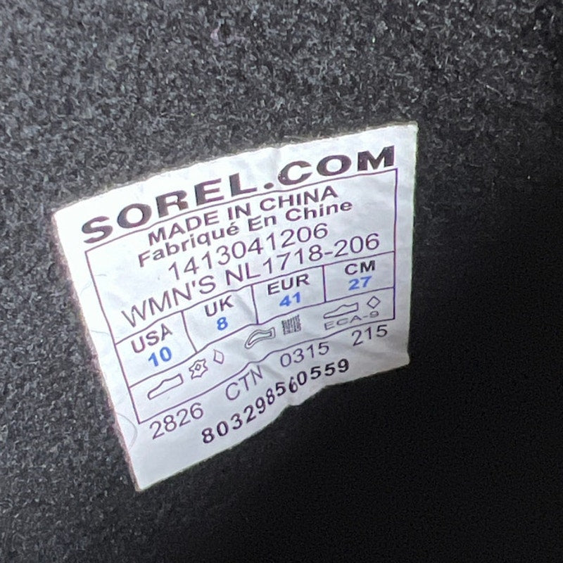 Sorel Women’s Waterproof Leather Rubber Boots Size 10