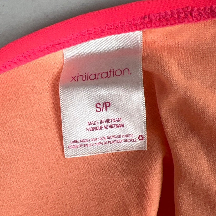 Xhiliration Size Small Orange Women Swimwear Set Bikini