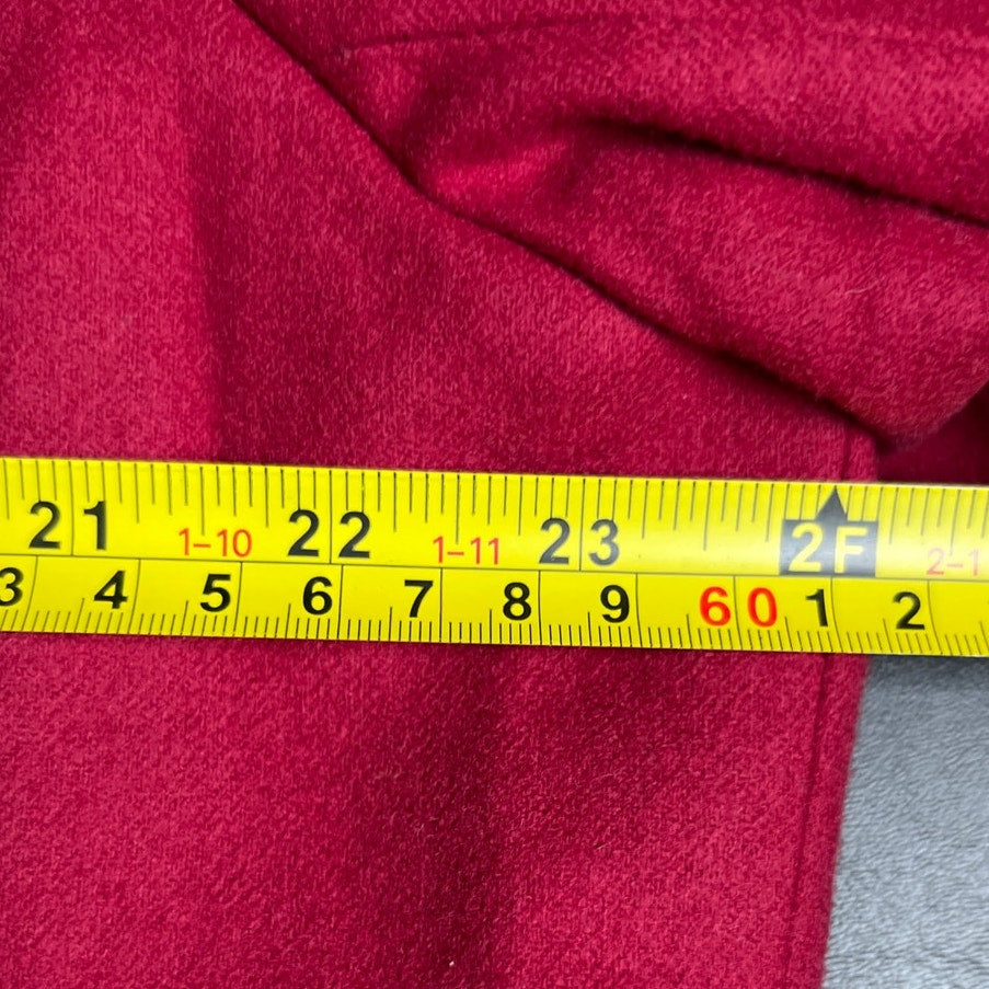 Pendleton Size 22W Wool Pink Button Blazer Burgundy