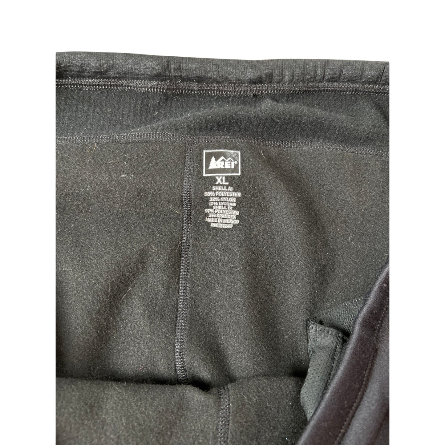 NEW REI Co-op Fleece Pants Flash Hyperstretch Men's XL Black NWT Extra Large