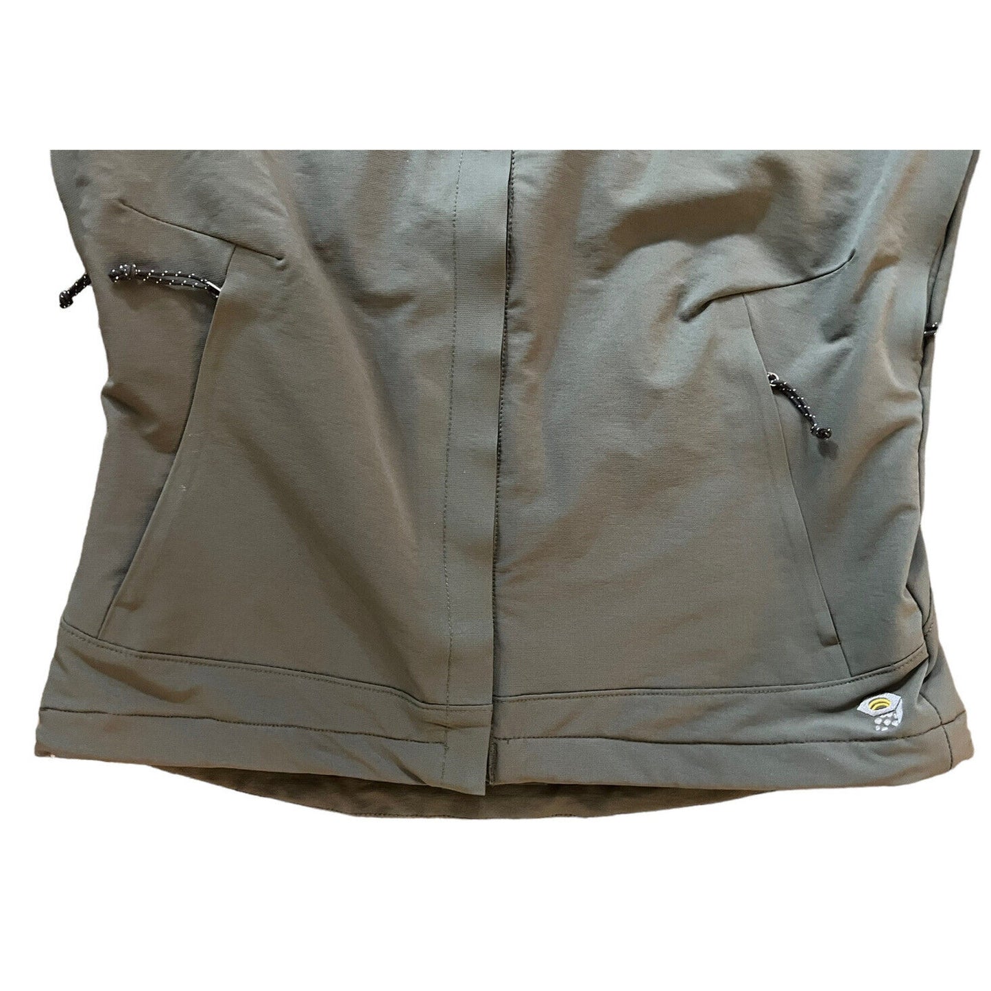 Womens MOUNTAIN HARDWEAR Green Full Zip Softshell Primaloft Insulated Jacket S