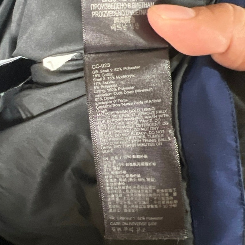 Marmot Size XL Puffer Jacket Women’s Polyester Lexi Down Navy/Blue