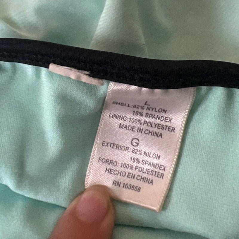 Unbranded Blue & Green Swim Bottom Large Swimwear