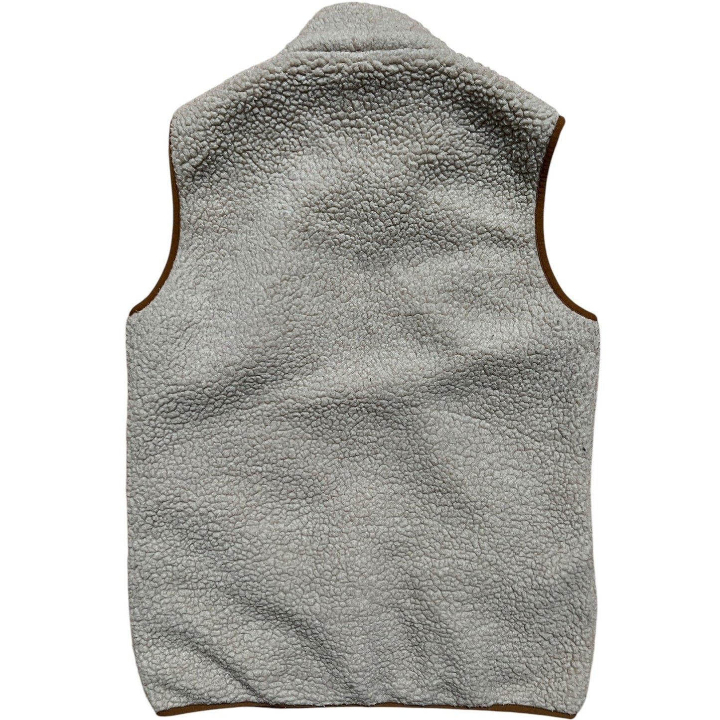 Penfield Sherpa Fleece Outerwear Vest Beige Brown Size XS Polyester