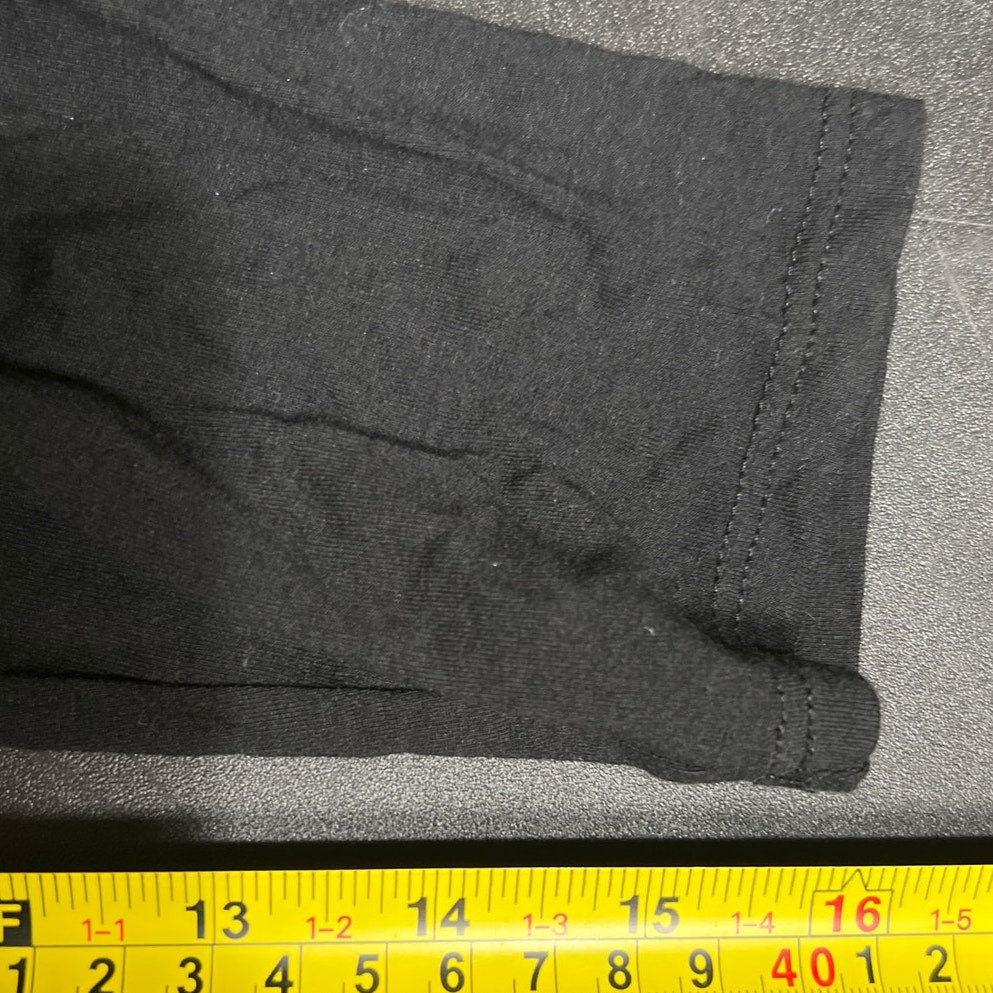 Eileen Fisher Long Sleeve Black Blouse Polo Size Medium