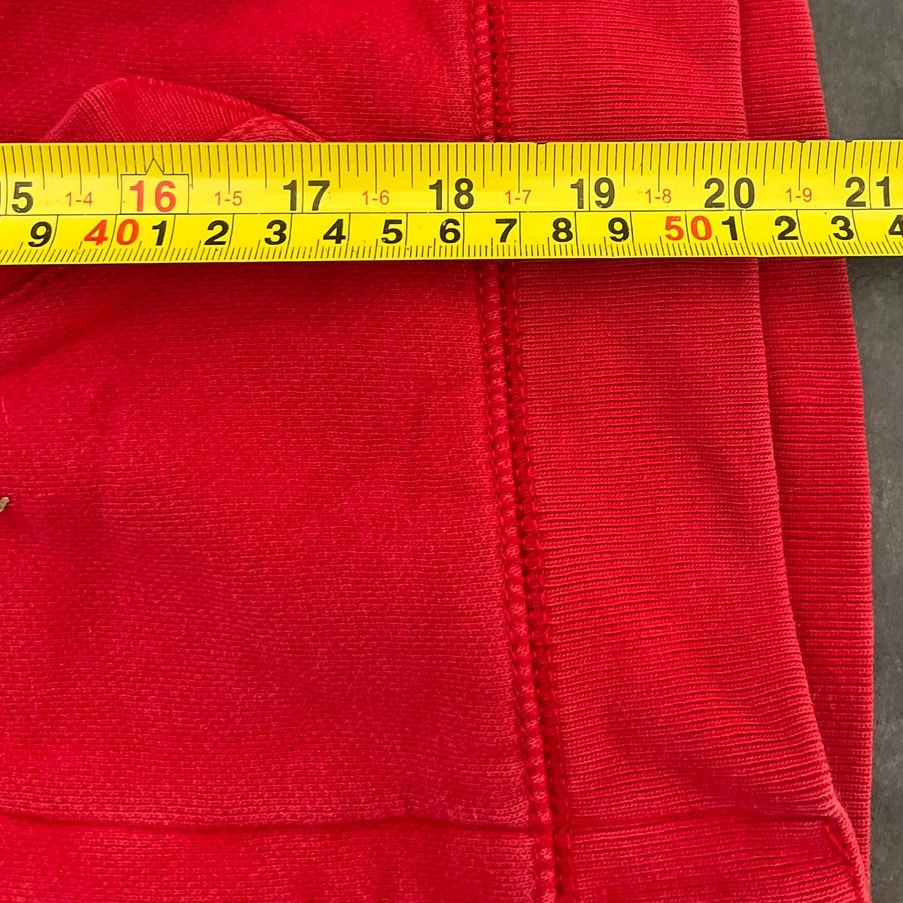 Ralph Lauren Jean Co. Large Zip Up Red Sweater Cotton