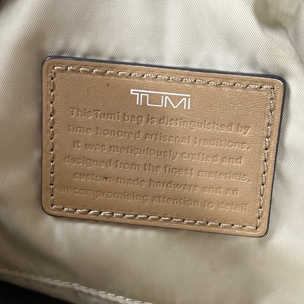 Tumi Tan 73105SN Turin Shopper Tote Leather Purse