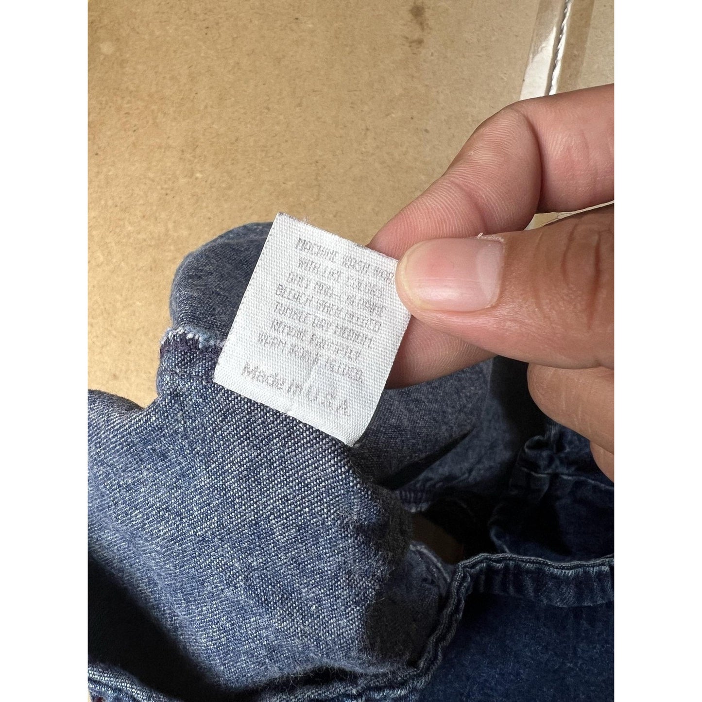OshKosh B'gosh Overall Dress Girls 12 Blue Denim Square Neck Strappy Bow Casual