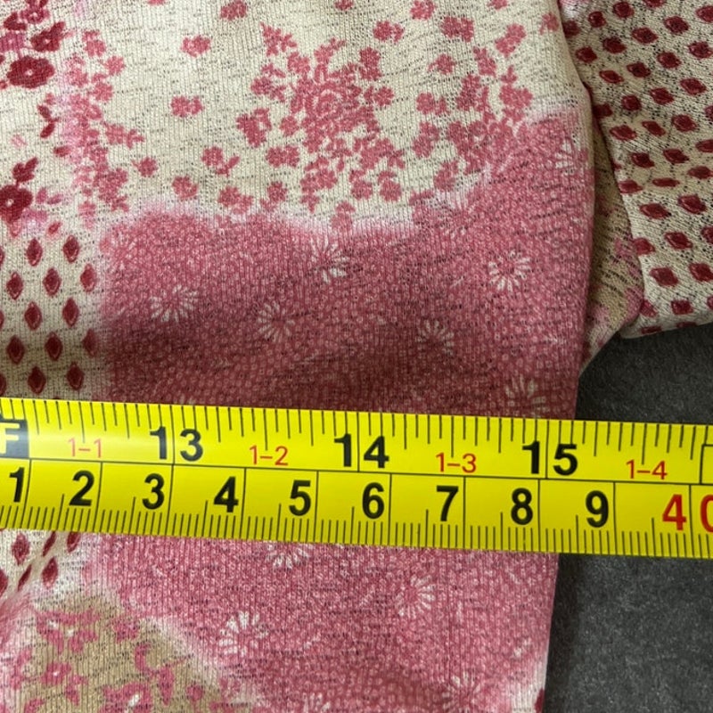 VIntage Freelance USA Asymmetric Pink Square Top *Dimensions in PIctures*
