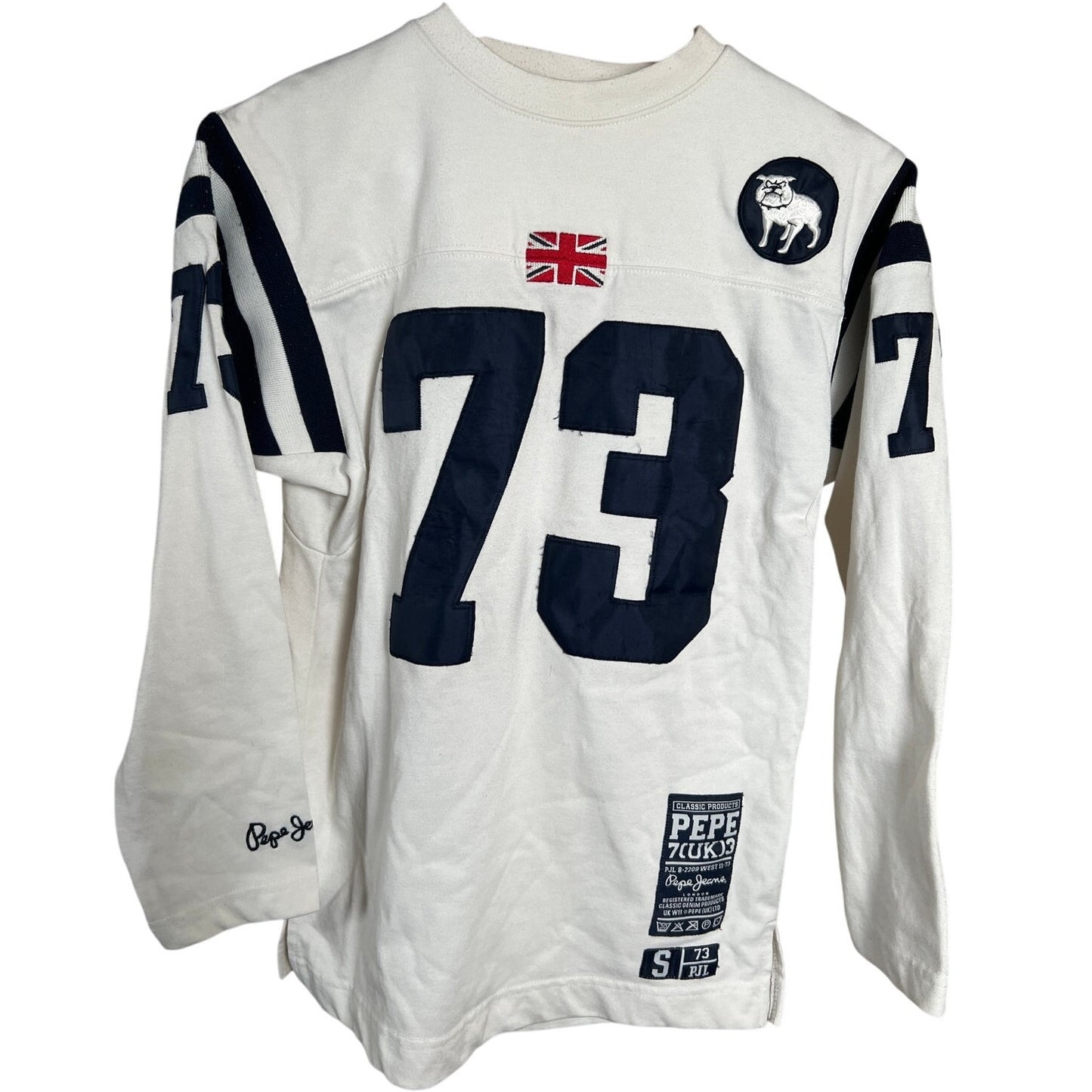 Y2K Pepe jeans UK London Jersey Size Small Long Sleeve