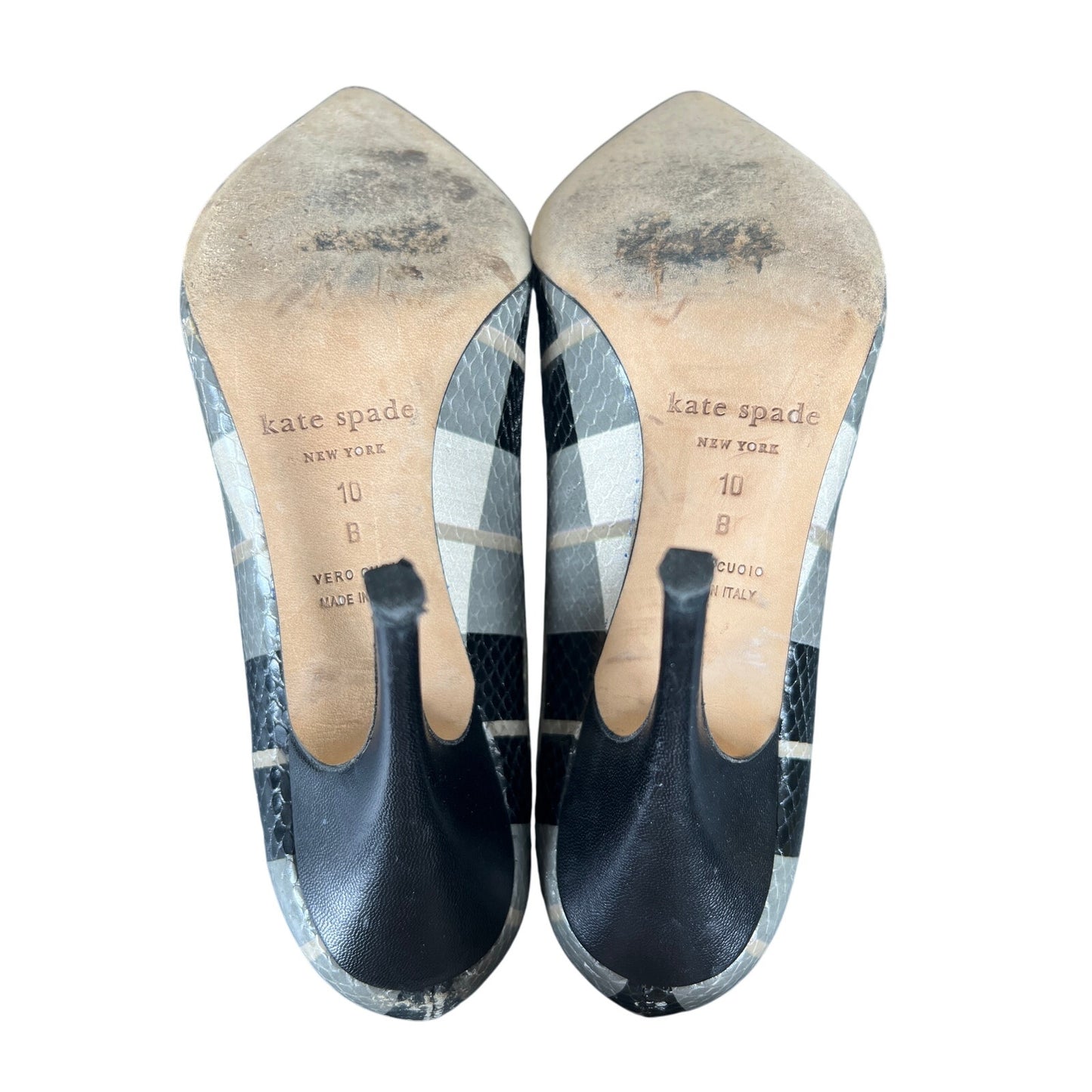 Kate Spade New York Size 10 Heels Made In Italy Licorice Too