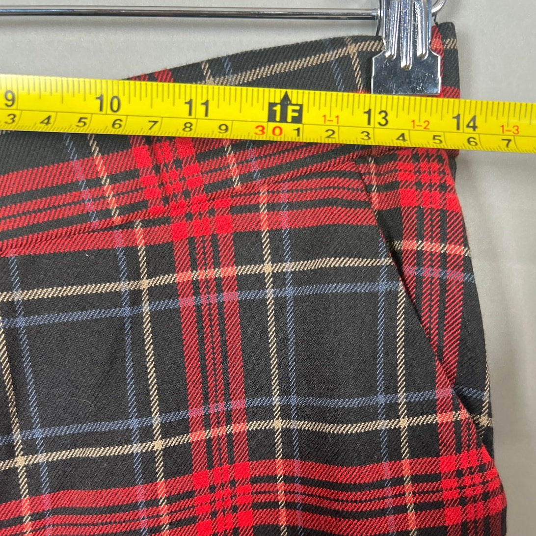 Zara TRF Collection Plaid Pants *Dimensions in Picture* Elastic Waist