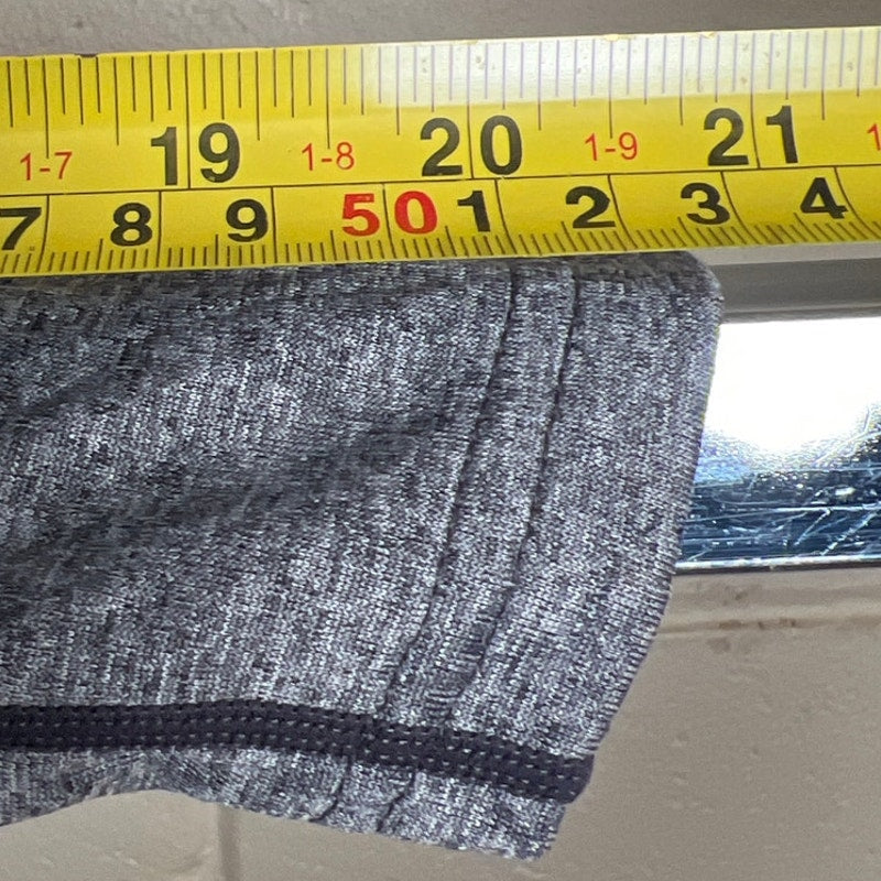 Prana XL 1/4 Zip Up Sweater Grey Pullover Hiking Active Wear