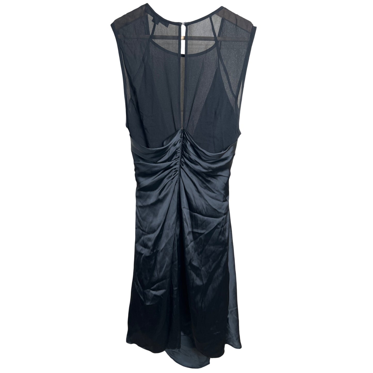 ALL SAINTS Size 8 Black Women Carlotta Black Asymmetric Hem Dress