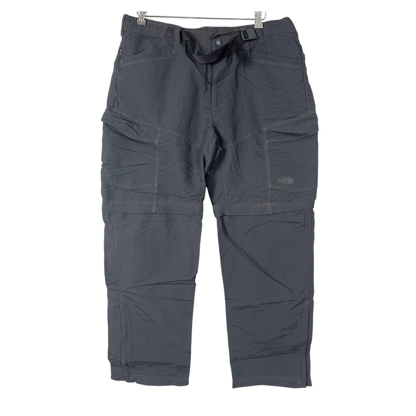 The North Face Size Large Gray Hiking Pants Paramount Trail Convertible