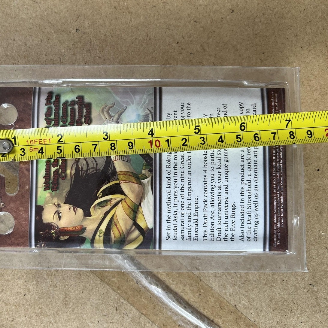 Legend Of The Five Rings White Edition Draft Player Kit Lot Of 4 AEG Booster
