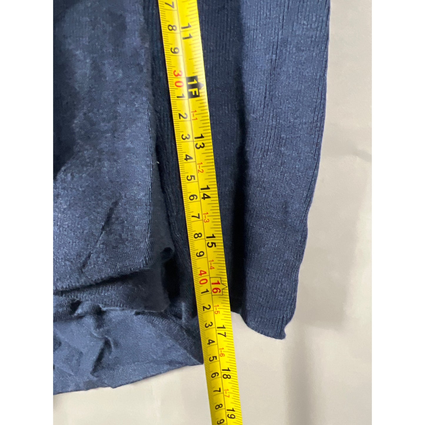 Eileen Fisher Pullover Small Hooded Henley Sweater Blue Comfort Medium Viscose