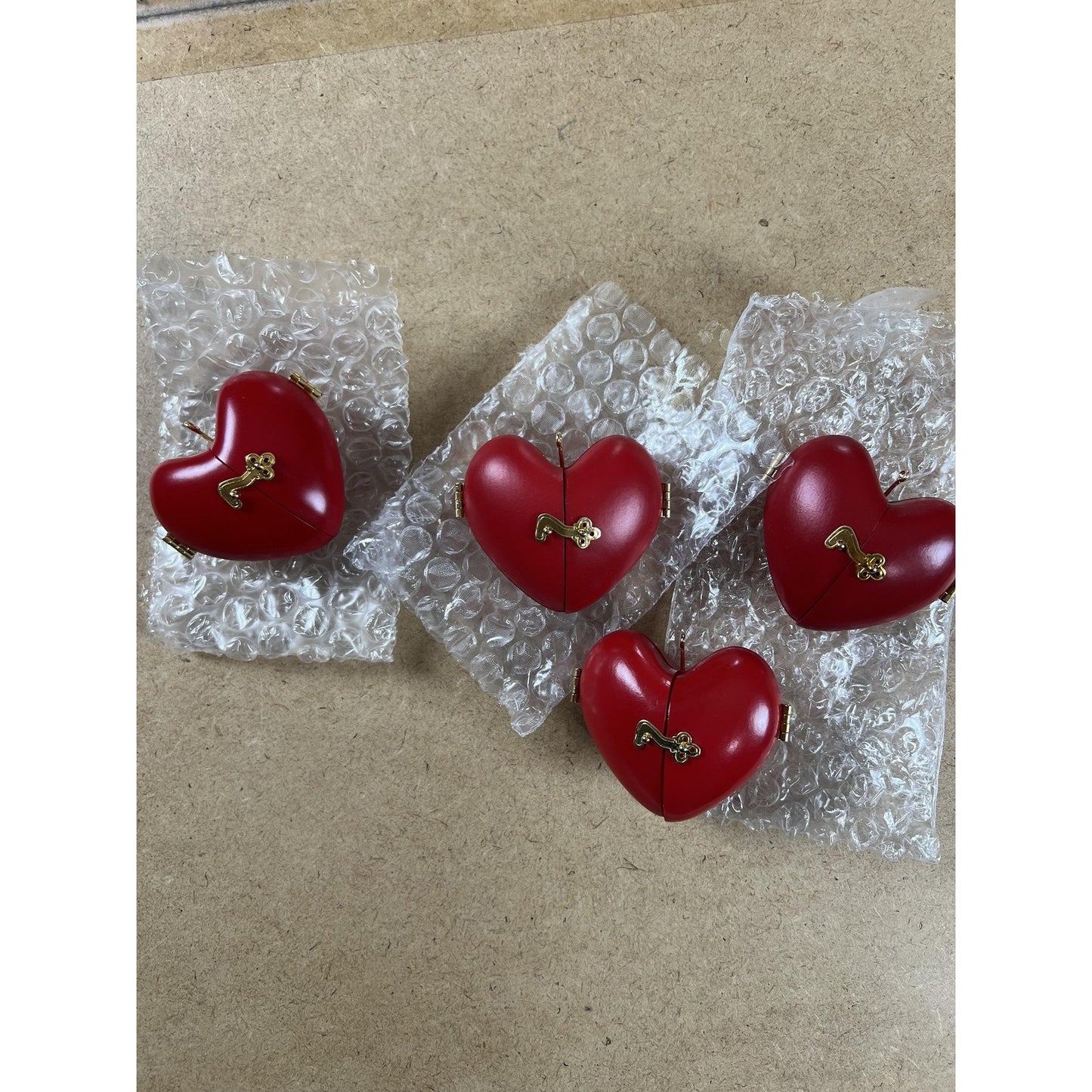 Hallmark Keepsake Ornament Heart Of Christmas Lot Of 5 Red Collector's Series