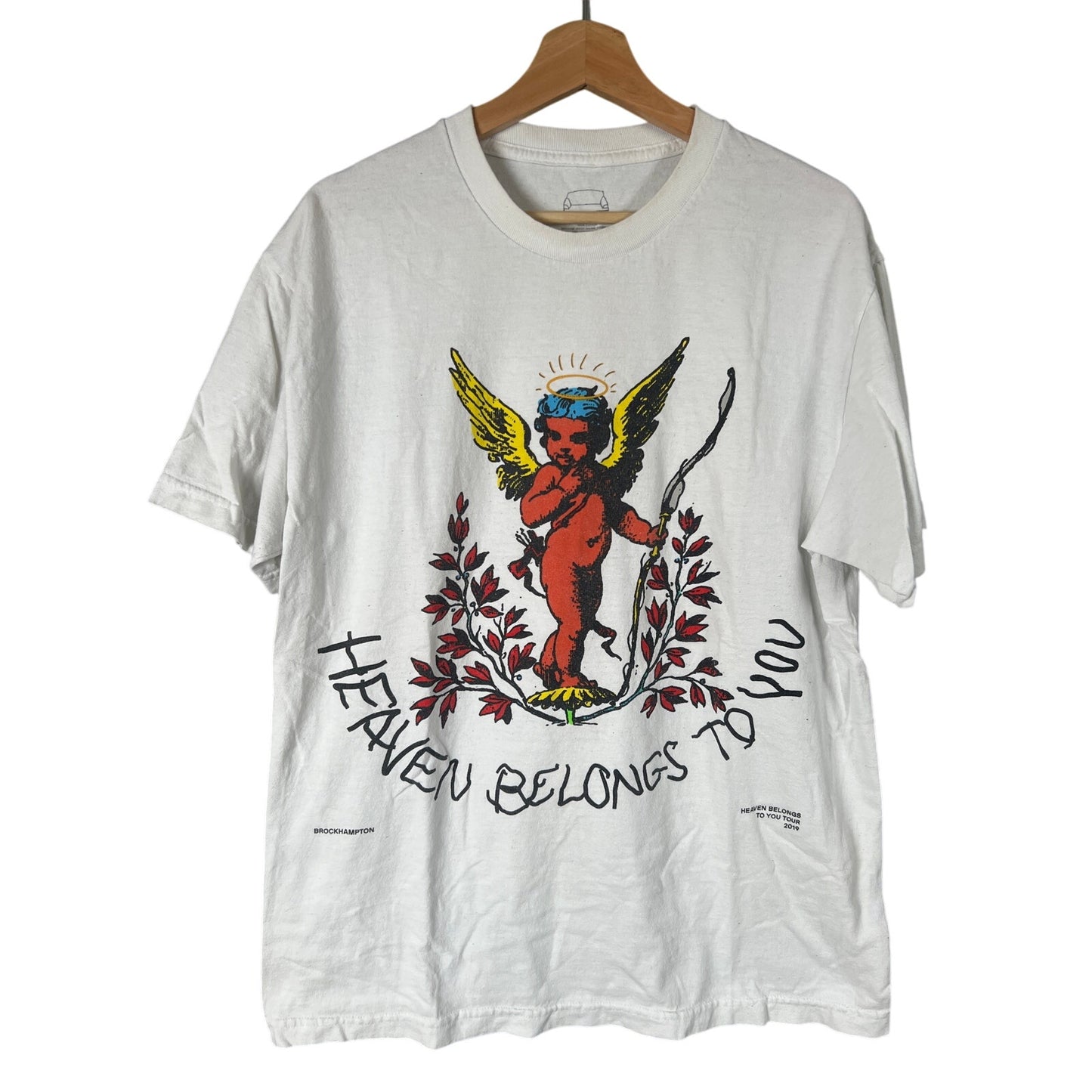 Brockhampton Size Large 100% Cotton Heaven Belongs To You Tour Shirt 2019