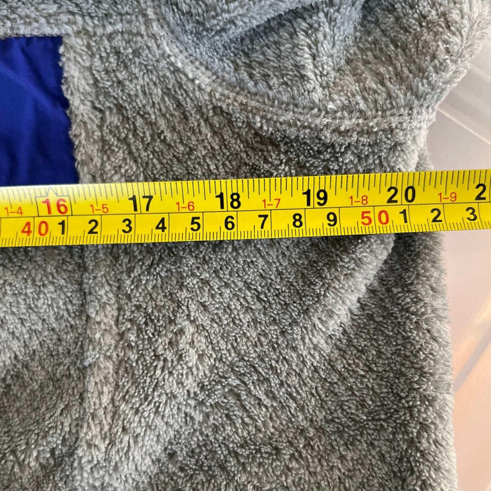 Patagonia Women's Size L Re-Tool Gray Pockets Snap T Pullover Jacket