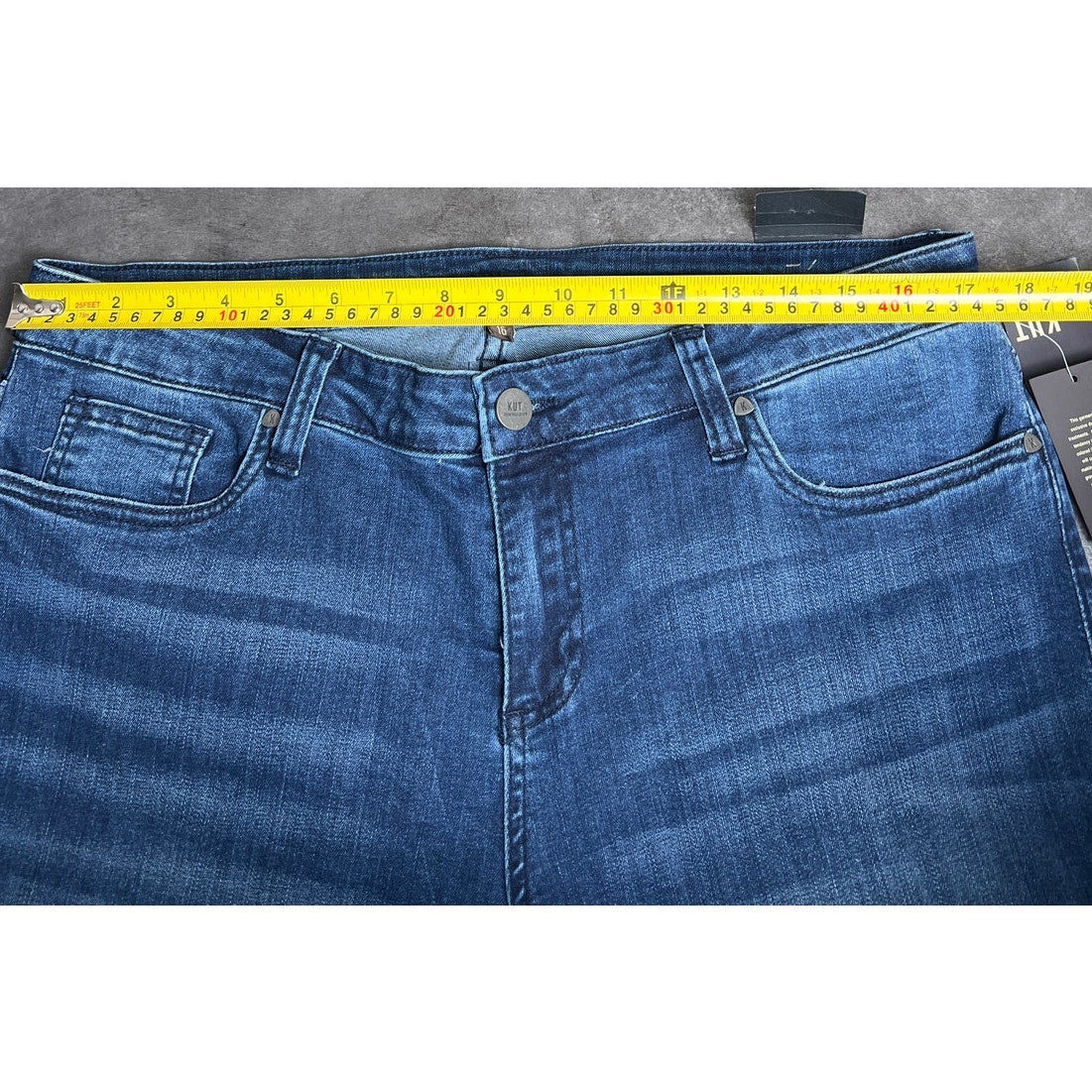 Kut from the Kloth Women Cuffed Tapered Skinny Jeans NWT Size 16