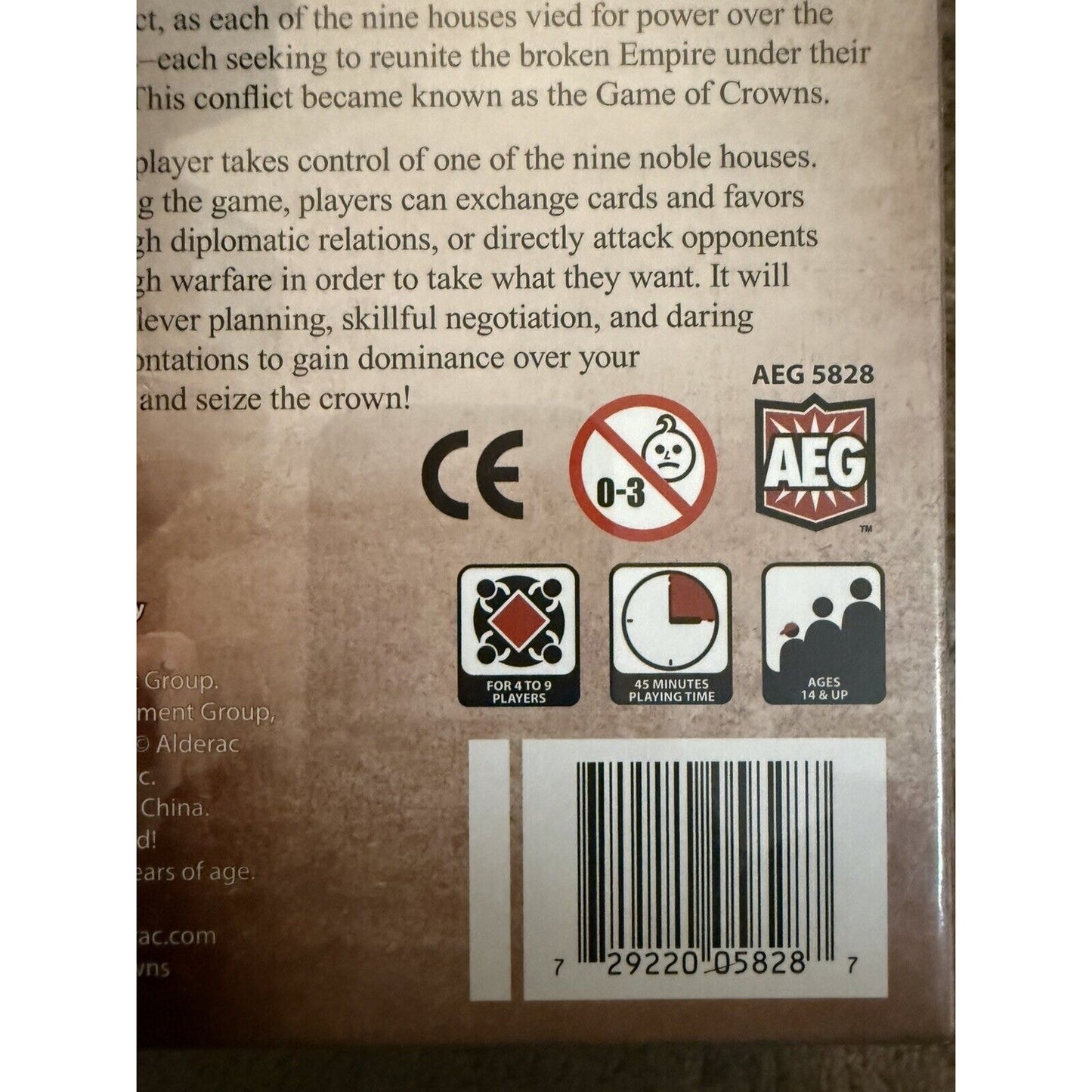 Game Of Crowns Board Game New A Game of Diplomacy & Betrayal Sealed