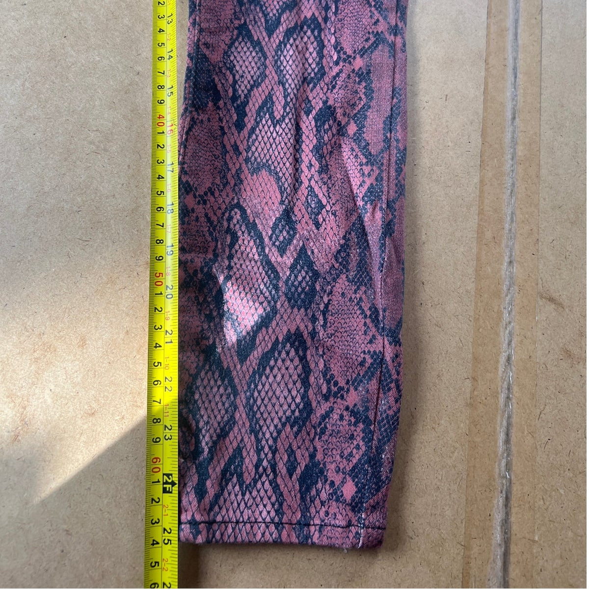 L'agence Margot High-Rise Ankle Skinny Coated Python-Print Jeans 29