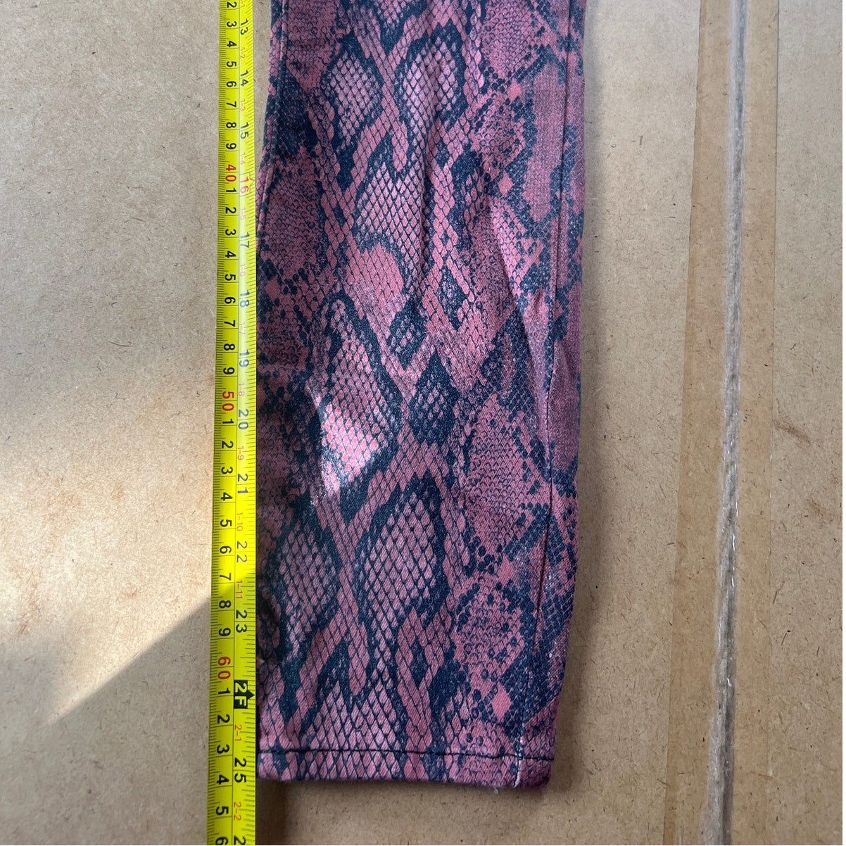 L'agence Margot High-Rise Ankle Skinny Coated Python-Print Jeans 29