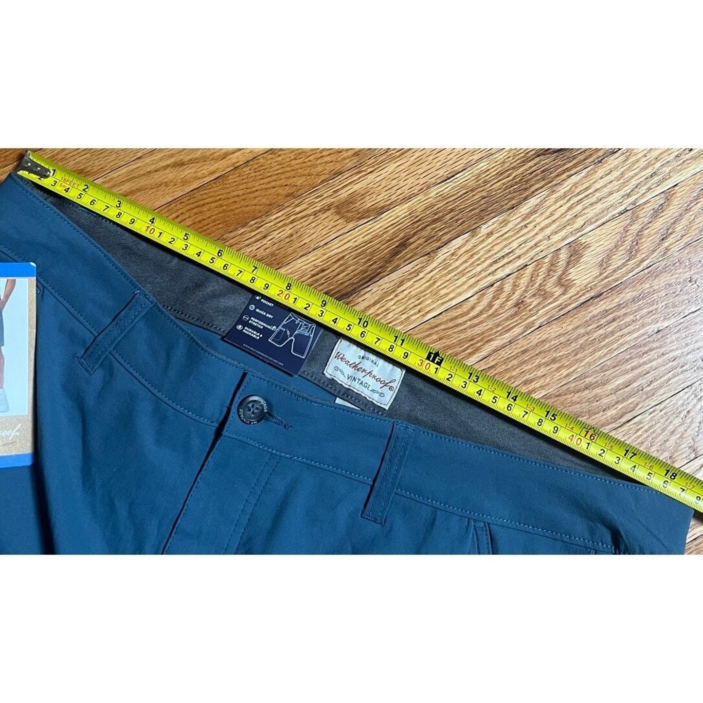 Weatherproof Vintage NWT W 36 Blue Dress Shorts