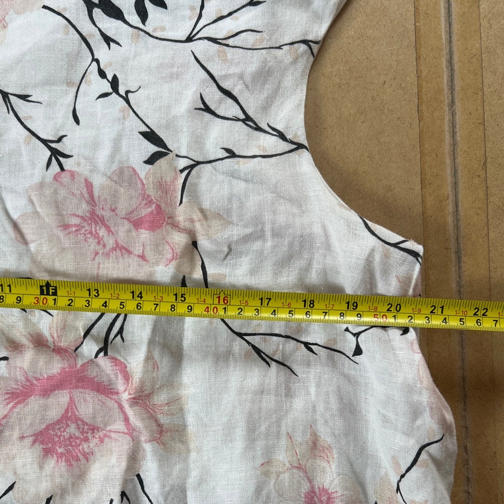 Luca Vanucci Made in Italy Women's Linen Dress with Pockets XL