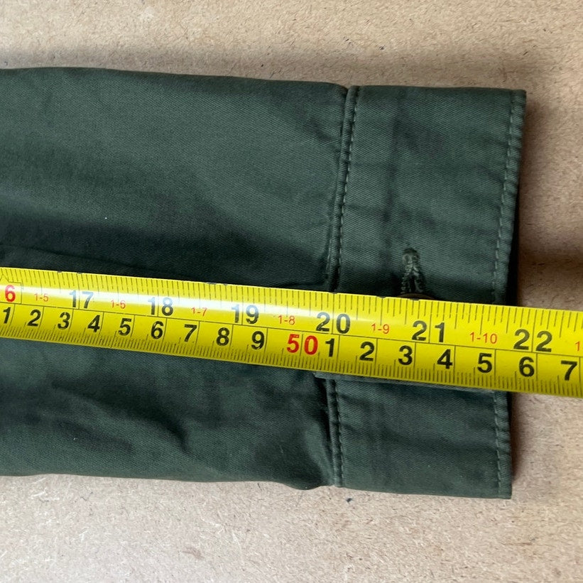 Vintage Blue Dot Green Field Jacket Inspired Women Size M