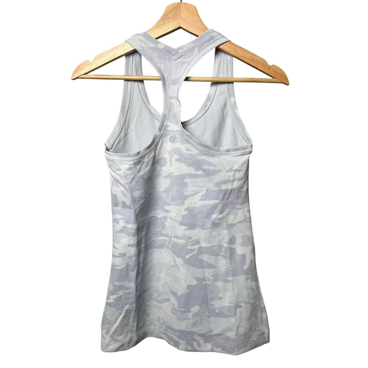 Lululemon Cool Racerback II Nulu Camo White *Dimensions In Pictures*
