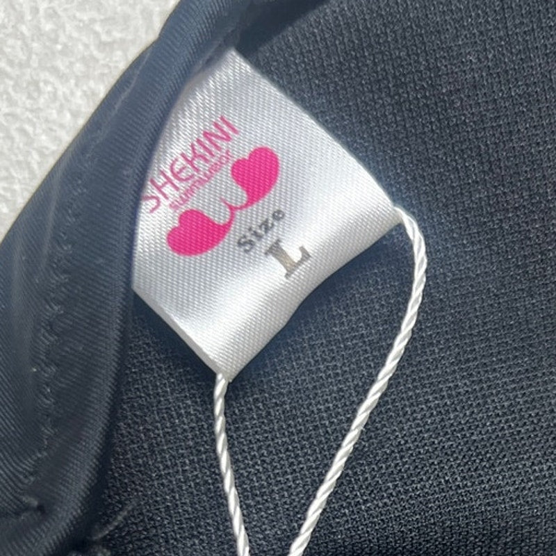 Shekini Black Swim Top Size Large NWT Women's Bikini