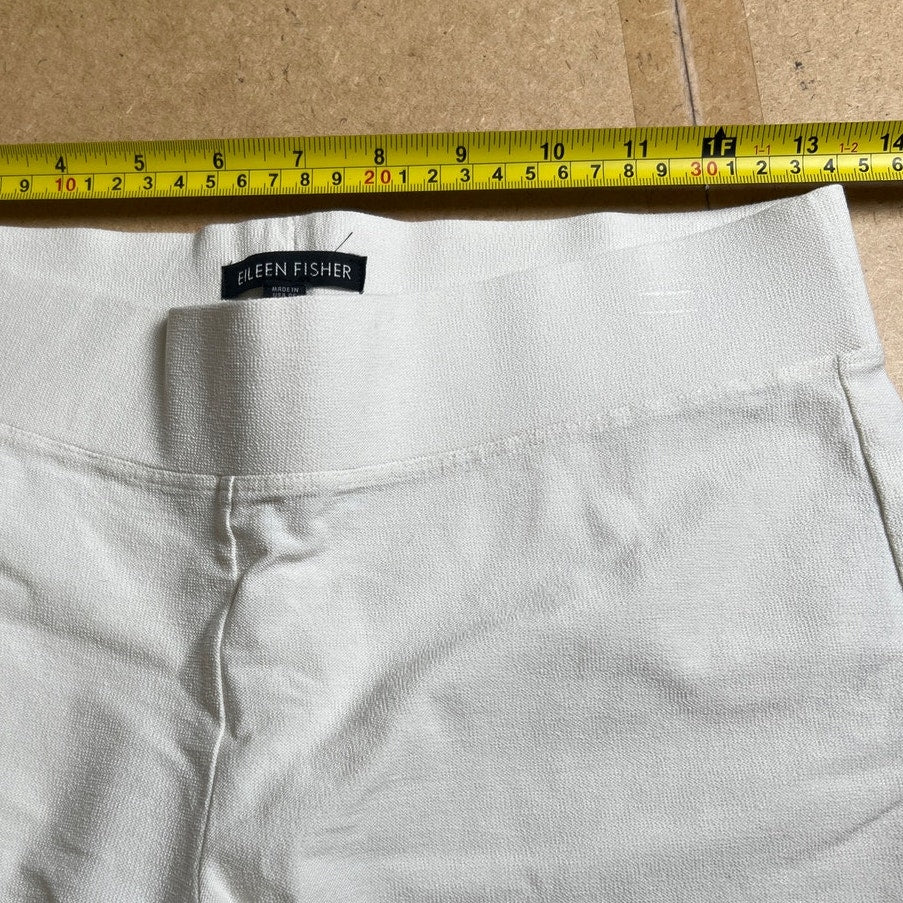 Eileen Fisher System Washable Stretch Crepe Slim Ankle Pant Size XS