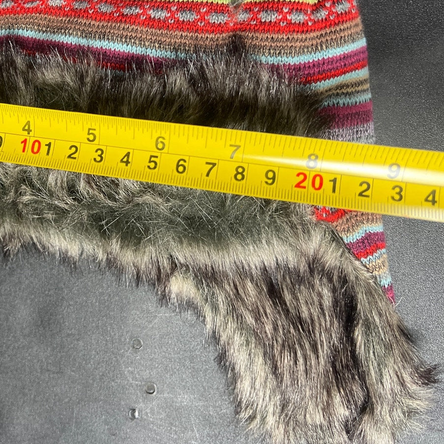 Pistil NWT Orange Hat Katya Women's Faux Fur 100% Acrylic