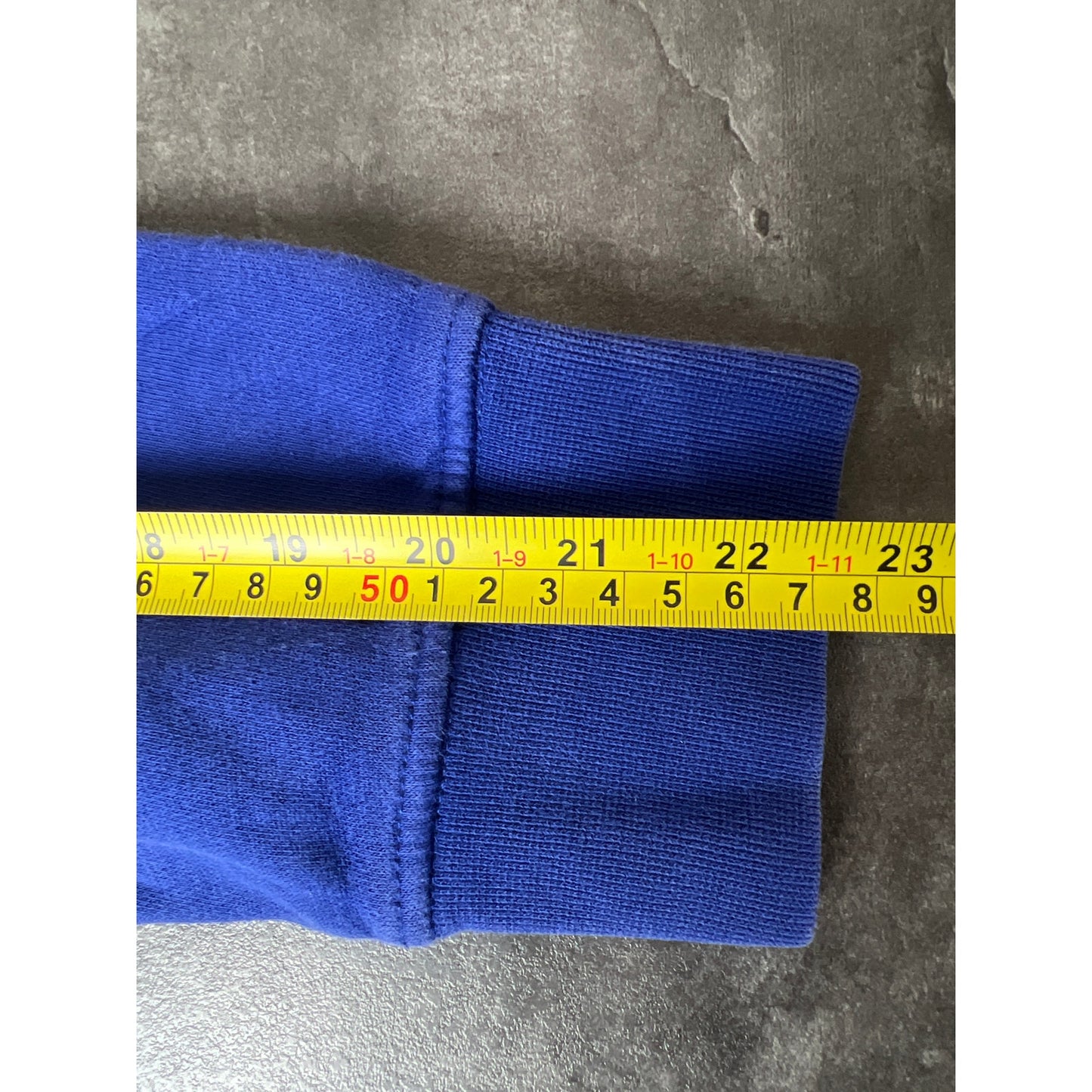 Nike Blue Floral Swoosh Embroidered Crewneck Pullover Size Small