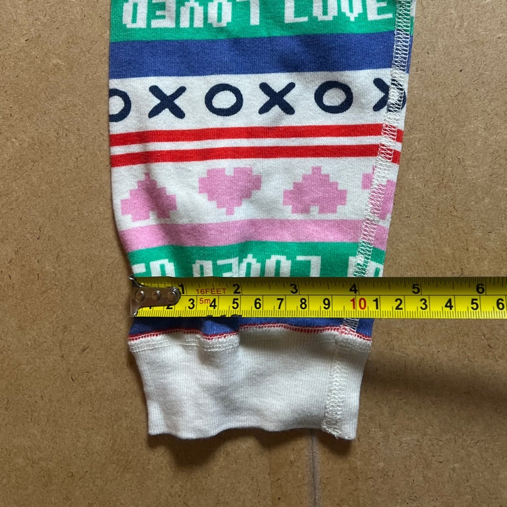 Hanna Andersson Girl Valentines XOXO Pajama Pants Size 14