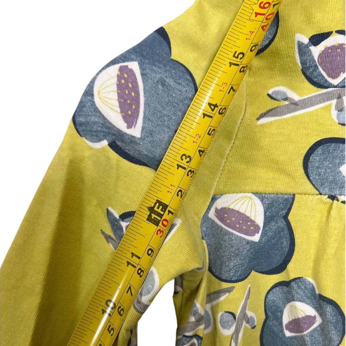 Tea Collection Kids Dress in Mustard with Floral Design Size 8