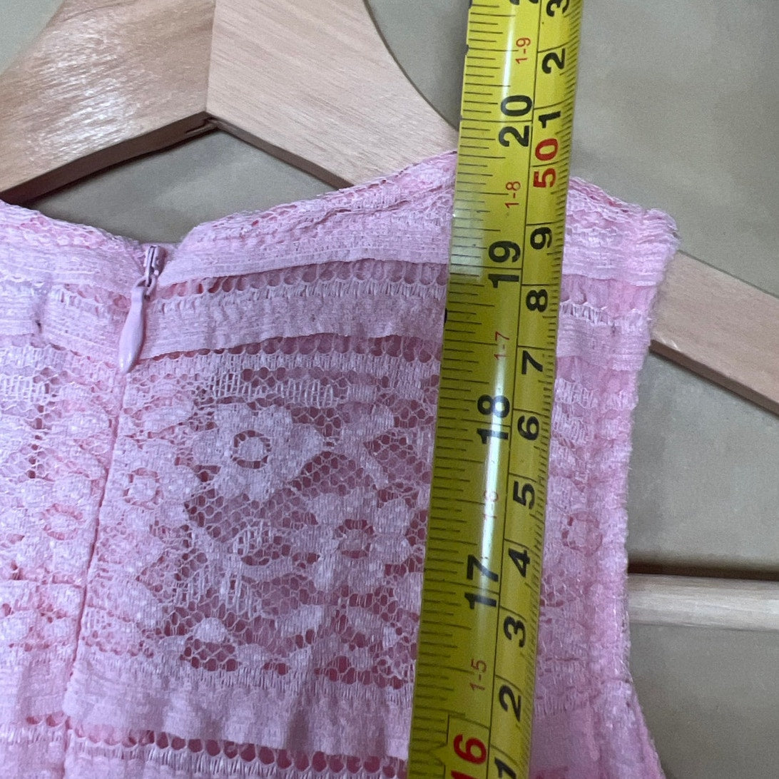 DKNY Pink Toddler Dress NWT 24M Coral Lace Floral