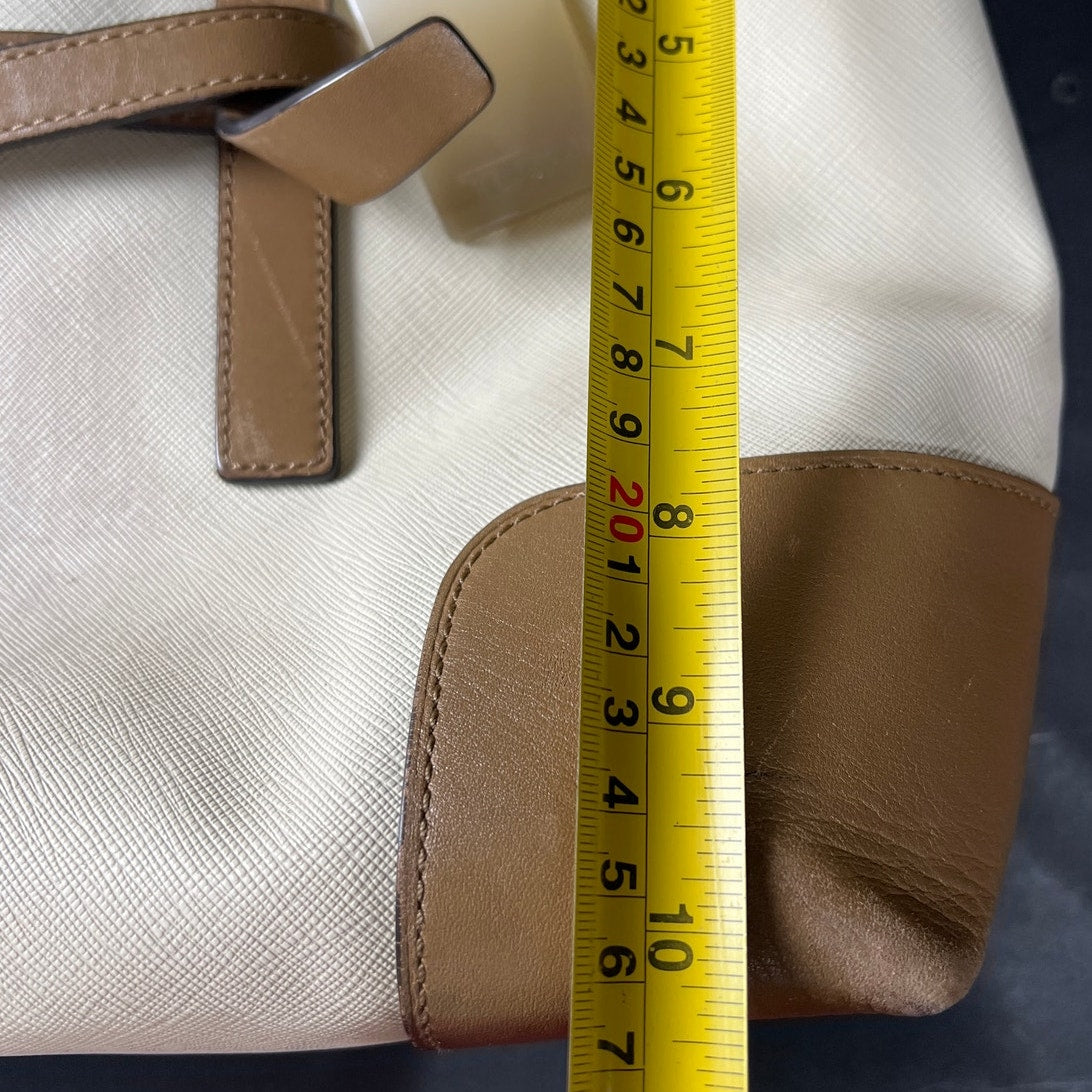 Tumi Tan 73105SN Turin Shopper Tote Leather Purse