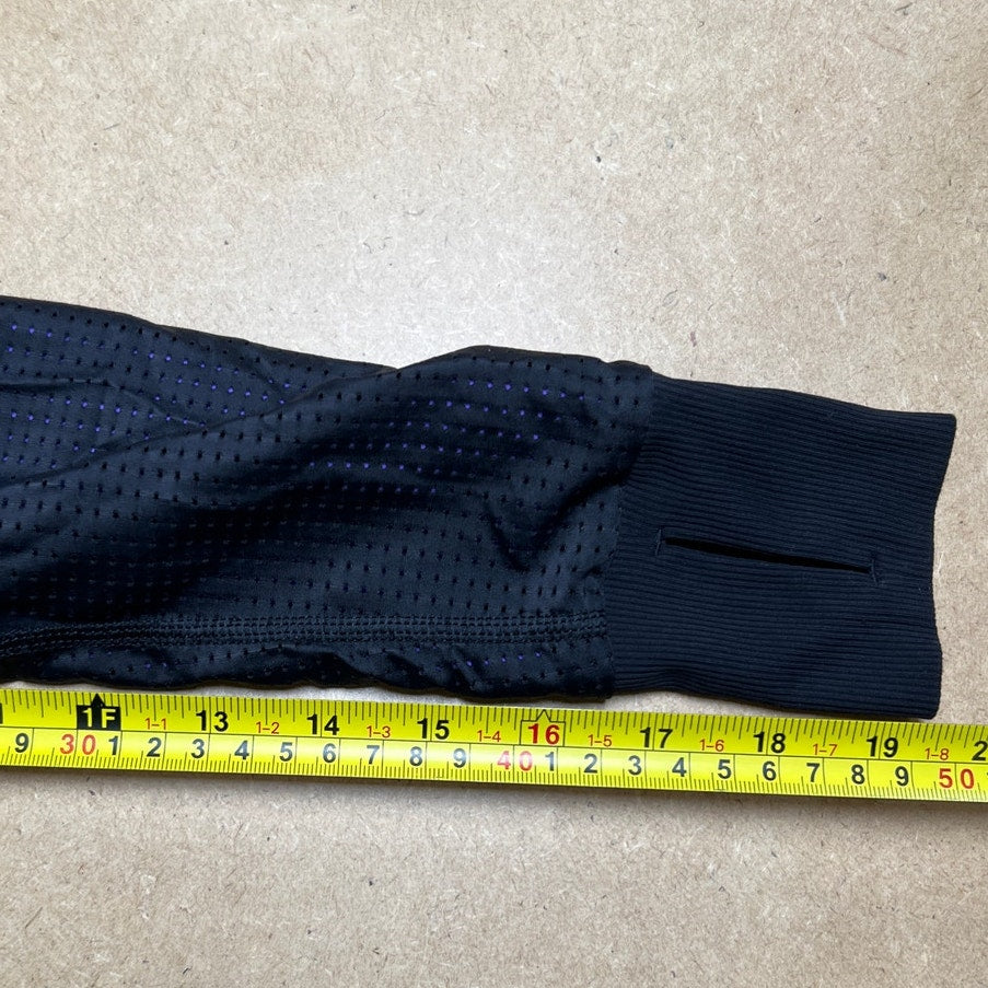 Ivivva Athletic Jacket Size 10 Black and Purple Zip-Up Sweater