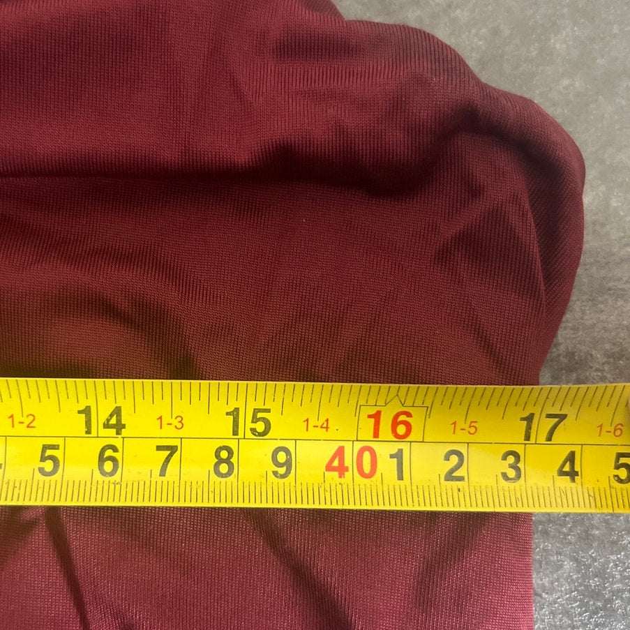 Tart Burgundy Women Top Size Small Cupro Lace Back