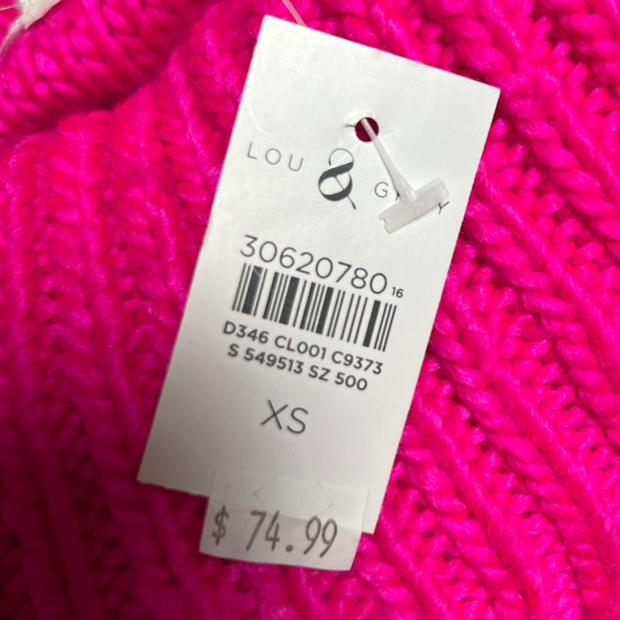 Lou & Grey For LOFT NWT XS Women Turtle Neck Pink Pullover